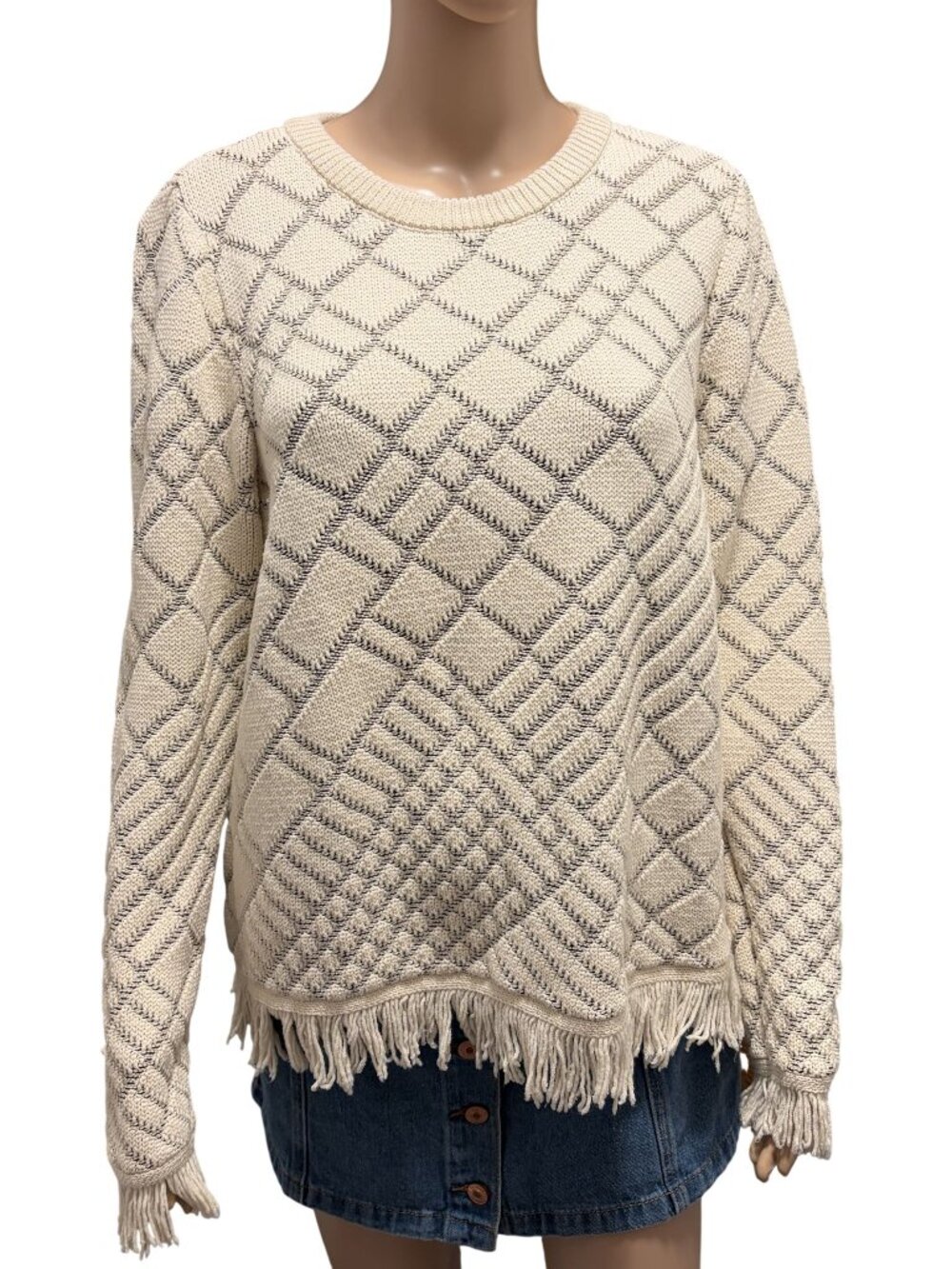 Ivanka Trump Sweater with Tassels Size Medium